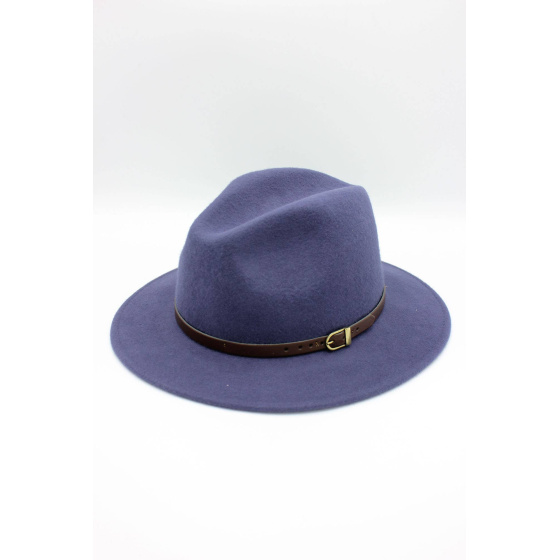 Classic wool Fedora hat with band