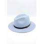 Classic wool Fedora hat with band