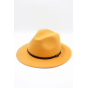 Classic wool Fedora hat with band