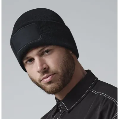 Bonnet  À Patch Polyester Recyclé Noir - Traclet