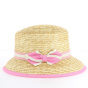 Natural Straw Varese Cloche Hat - Traclet