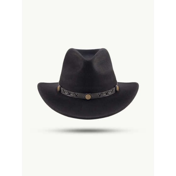 Scippis Black Felt Mackay Hat