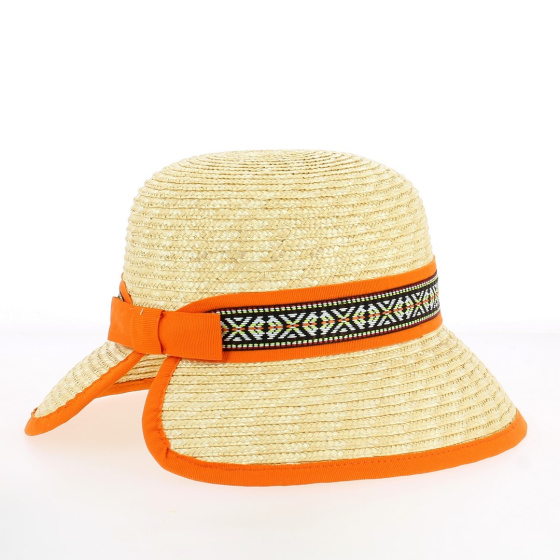 Chapeau Cloche Brindisi Paille Nœud - Traclet