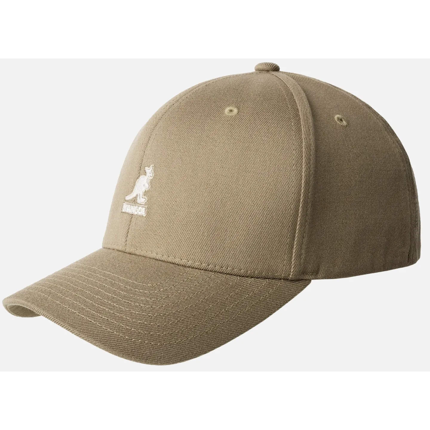 Casquette Wool Baseball Flexfit Taupe - Kangol