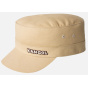 Beige Cotton Twill Army Cap - Kangol