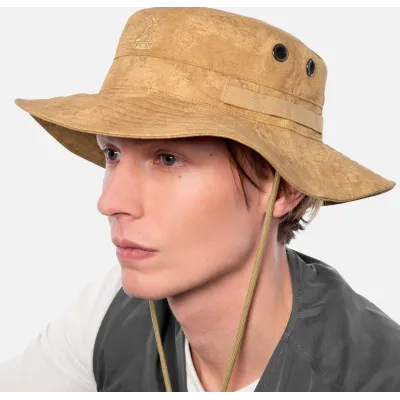 Bob Traveller Salvaged Outdoor Beige - Kangol ref 21708 Traclet hat shop