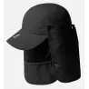 Black Baseball Cap with Face Mask & Neck Guard - Kangol Reference: 21710| Traclet Hat Shop