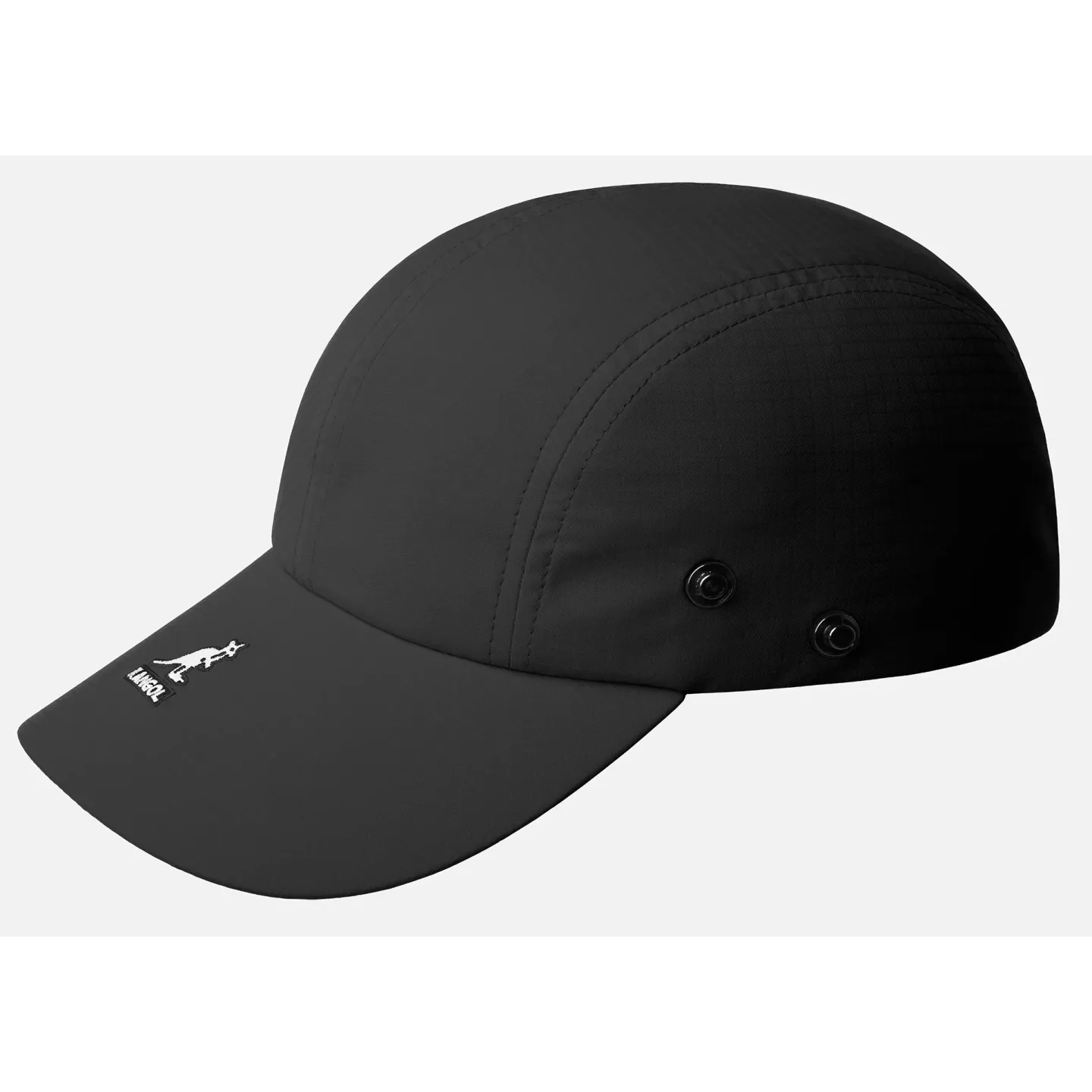 Black Baseball Cap with Face Mask & Neck Guard - Kangol Reference: 21710| Traclet Hat Shop
