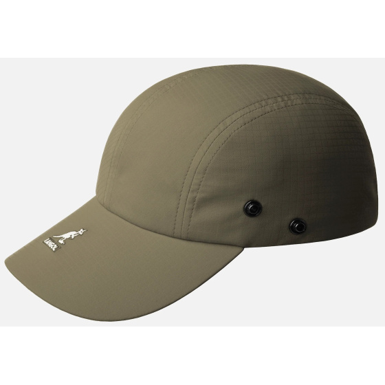 Olive Baseball Cap with Mask & Neck Cover - Kangol