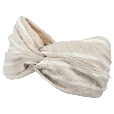 Twinzer Headband Beige - Barts with Embroidery - Barts reference 15889 traclet hat shop