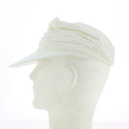 White cap with pattern - Taffta Collection
