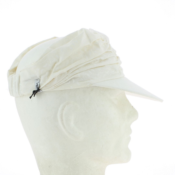 Casquette blanche avec motif - Collection Taffta