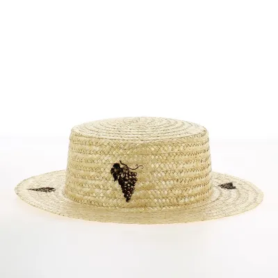 Natural Straw Hat - Patterns