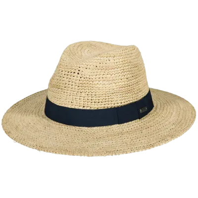 Natural Straw Albury Traveller Hat - Barts reference 21736- traclet hat shop