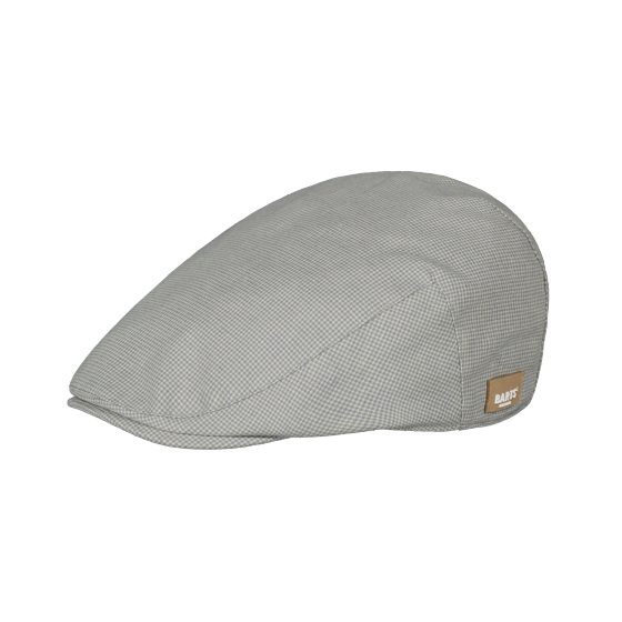 Grey Plaid Jarvis Flat Cap - Barts