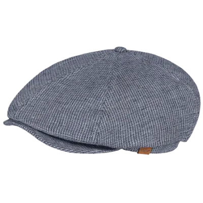 Jamaica Flat Cap Linen & Cotton Blue - Barts  Reference: 21747 | Chapellerie Traclet