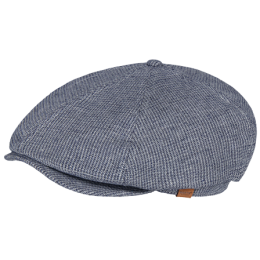 Jamaica Flat Cap Linen & Cotton Blue - Barts