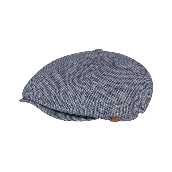 Jamaica Flat Cap Linen & Cotton Blue - Barts