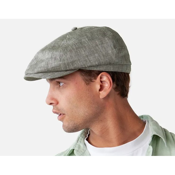 Casquette Plate Jamaica Lin & Coton Taupe - Barts Casquette Plate Jamaica Lin & Coton Taupe - Barts