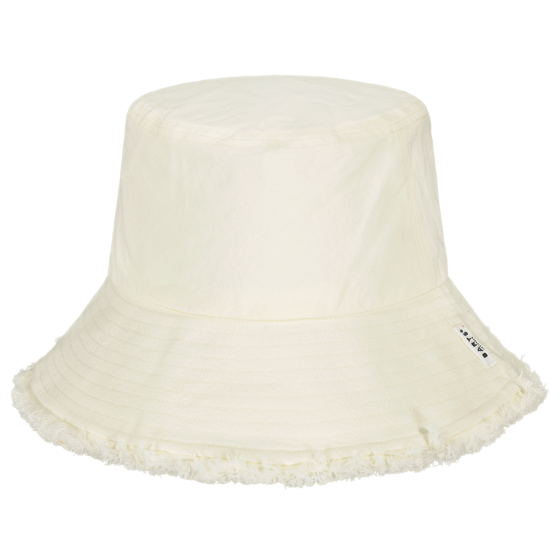 Huahina Cream Cotton Bucket Hat - Barts
