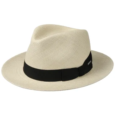 Natural Straw UPF 40+ Fedora Panama Hat - Stetson reference 14427 hat shop
