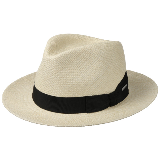 Natural Straw UPF 40+ Fedora Panama Hat - Stetson