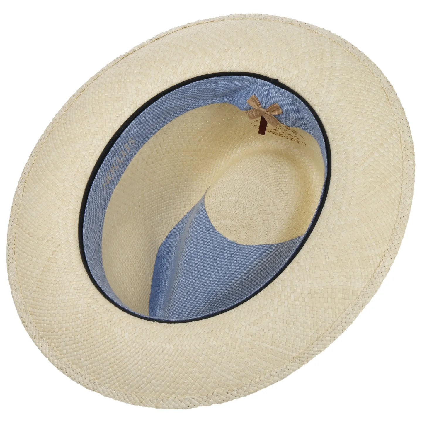 Chapeau Fedora Panama Paille Naturelle UPF 40+ - Stetson référence 14427 chapellerie