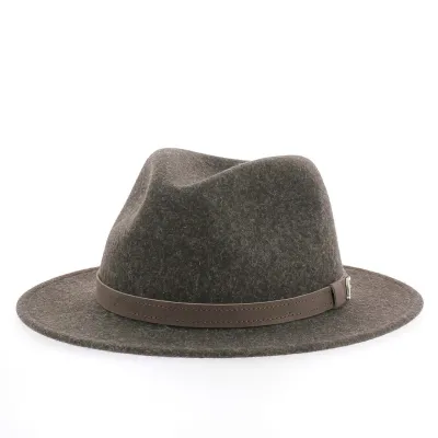 Brown Fléchet Felt Hat