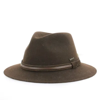 Chapeau  Outdoor en Feutre Marron