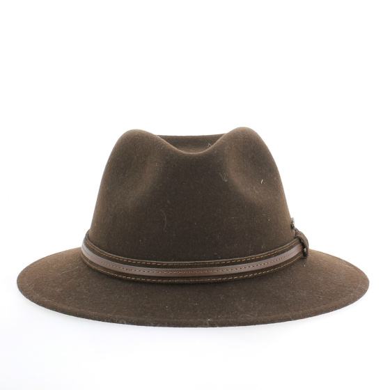 Brown Felt Outdoor Hat