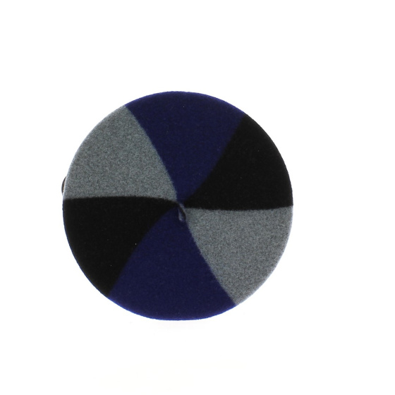 Trio Beret Blue Grey & Black - Le Béret Français