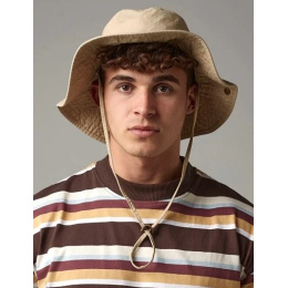 Australian Cotton Bucket Hat Beige UPF 50+