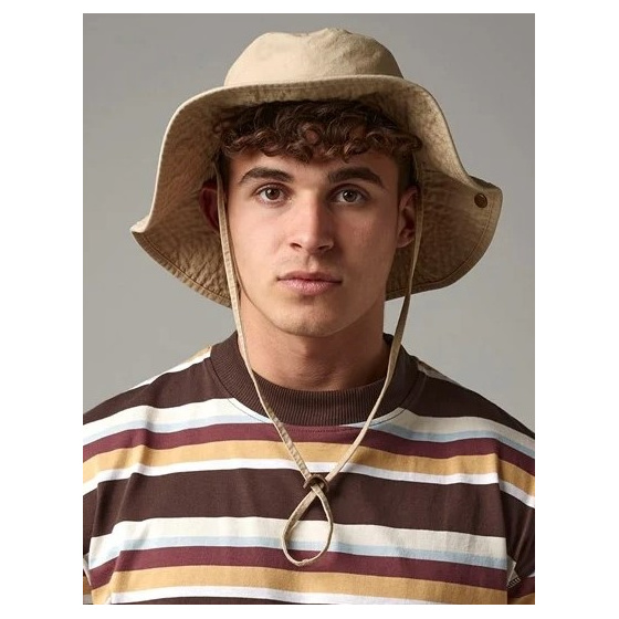 Australian Cotton Bucket Hat Beige UPF 50+