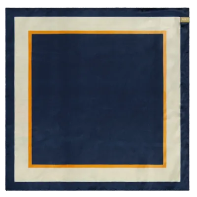 Blue Leylaf Silk Scarf - Barts Reference: 21794| Chapellerie Traclet