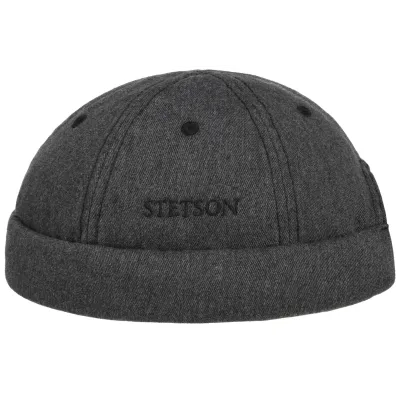 Bonnet Ocala Docker Mélangé Anthracite UPF 40+ - Stetson