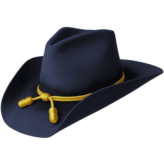 Confederate Cavalry Officer Felt Hat - Bailey
