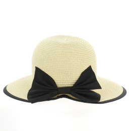 Tessuto Hat with Black Bow