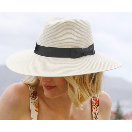Chapeau Fedora Fiona Blanc Ecru UPF50+ - House of Ord