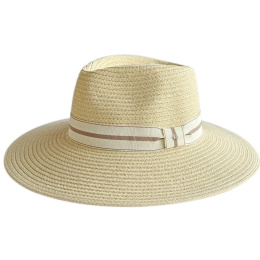 Carla White Beige UPF50+ Fedora Hat - House of Ord