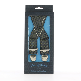 Smart Paris Black & Gold Luxury Suspenders