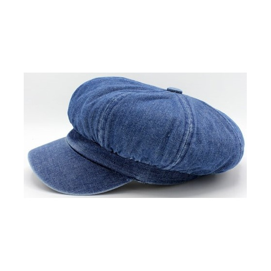 Casquette Gavroche Jansper jean Bleue Délavé - Traclet Casquette Gavroche Jansper jean Bleue Délavé - Traclet