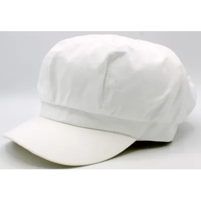 Retro Summer Edelweiss Cotton Newsboy Cap beige - Traclet Reference: 14283| Traclet Hat Shop