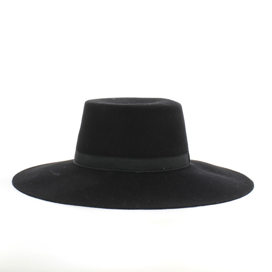 Black Felt DARTAGNAN Hat