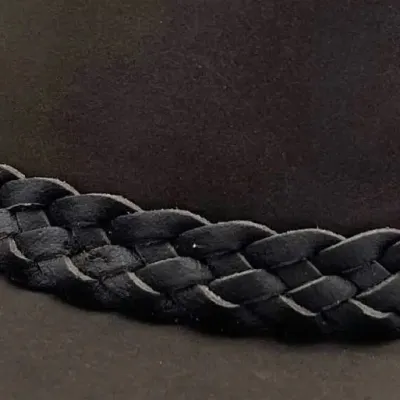 5 Braids Brown Leather Hat Band - Jacaru Reference: 21863| Traclet Hat Shop
