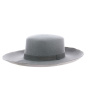 Breton-style Cordobés Hat in Gray Felt