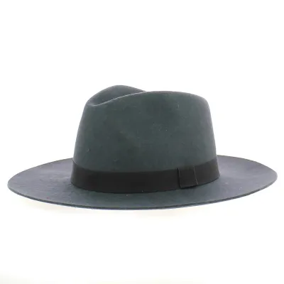 Chapeau Fedora en Feutre Gris