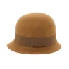 Chapeau Cloche en Feutre Marron