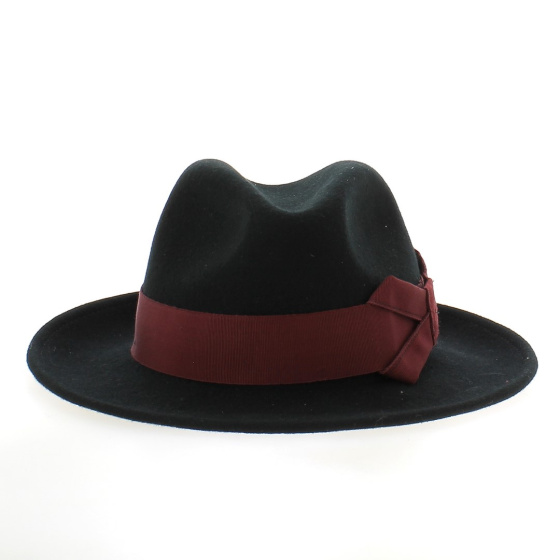 Ilayda Black Fedora Hat