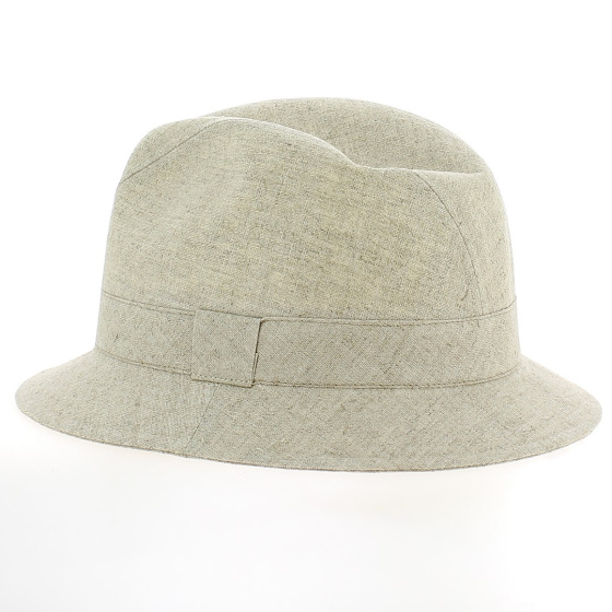 Chapeau Fedora Lin Naturel