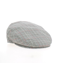 Changy Flat Cap with Prince of Wales Pattern